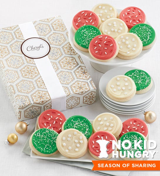 Cheryl’s Cookies Sparkly Holiday Cookie Box